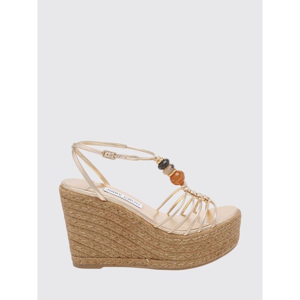 Jimmy Choo Wedge Shoes Woman Gold